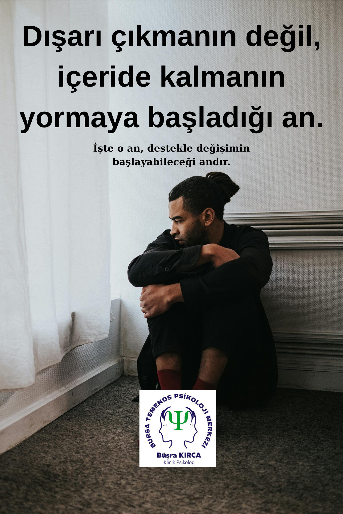 agorafobi yaşayan birey