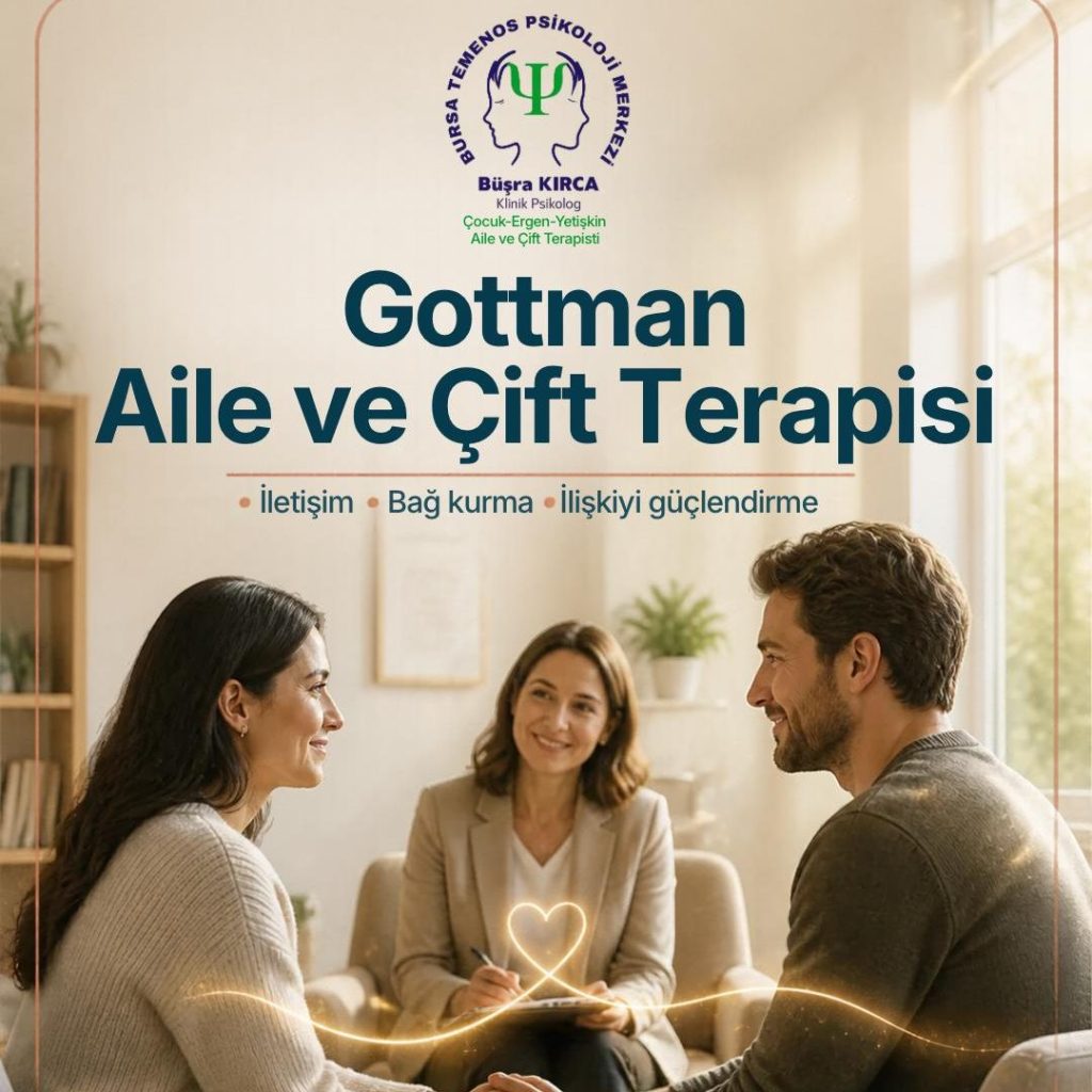 Gottman Çift Terapisi Bursa | Aile ve Çift Terapisi 1 Gottman Aile ve Çift Terapisi Bursa